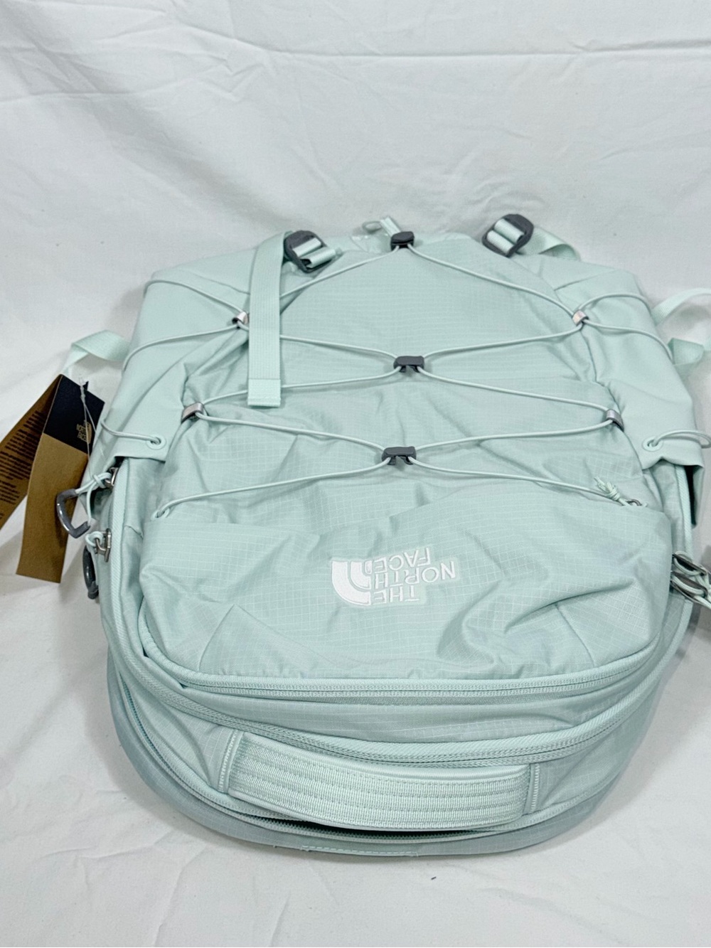 The North Face Womens Borealis Backpack Pastel Sage Green Mint Commuter Laptop - Picture 10 of 11